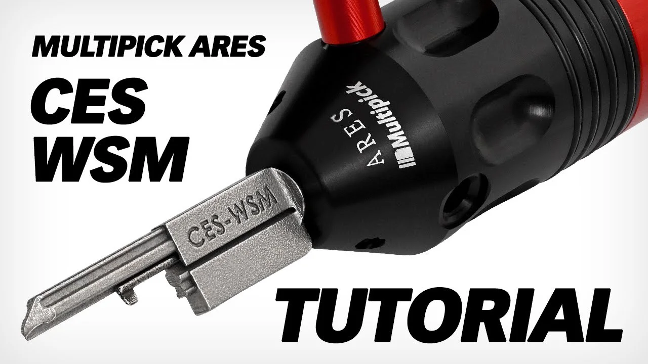 Multipick ARES CES WSM decoder – How-to video thumbnail for locksmith use
